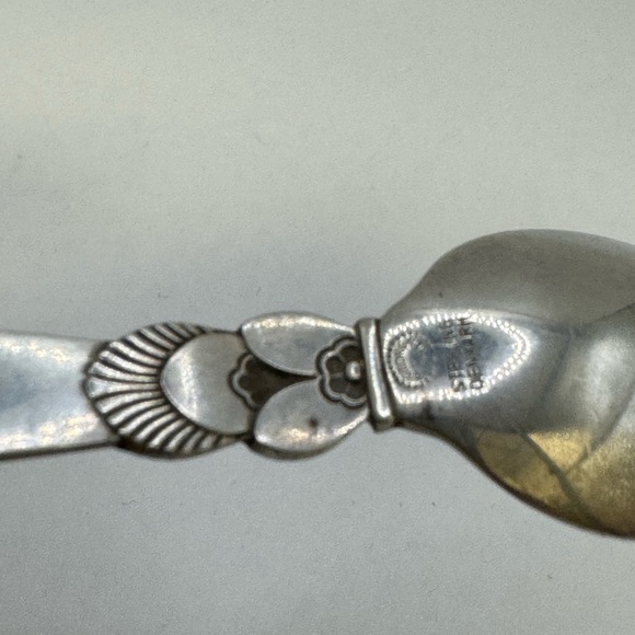 George Jensen Sterling Silver Demitasse 3 3/4” Spoon - Picture 6 of 12